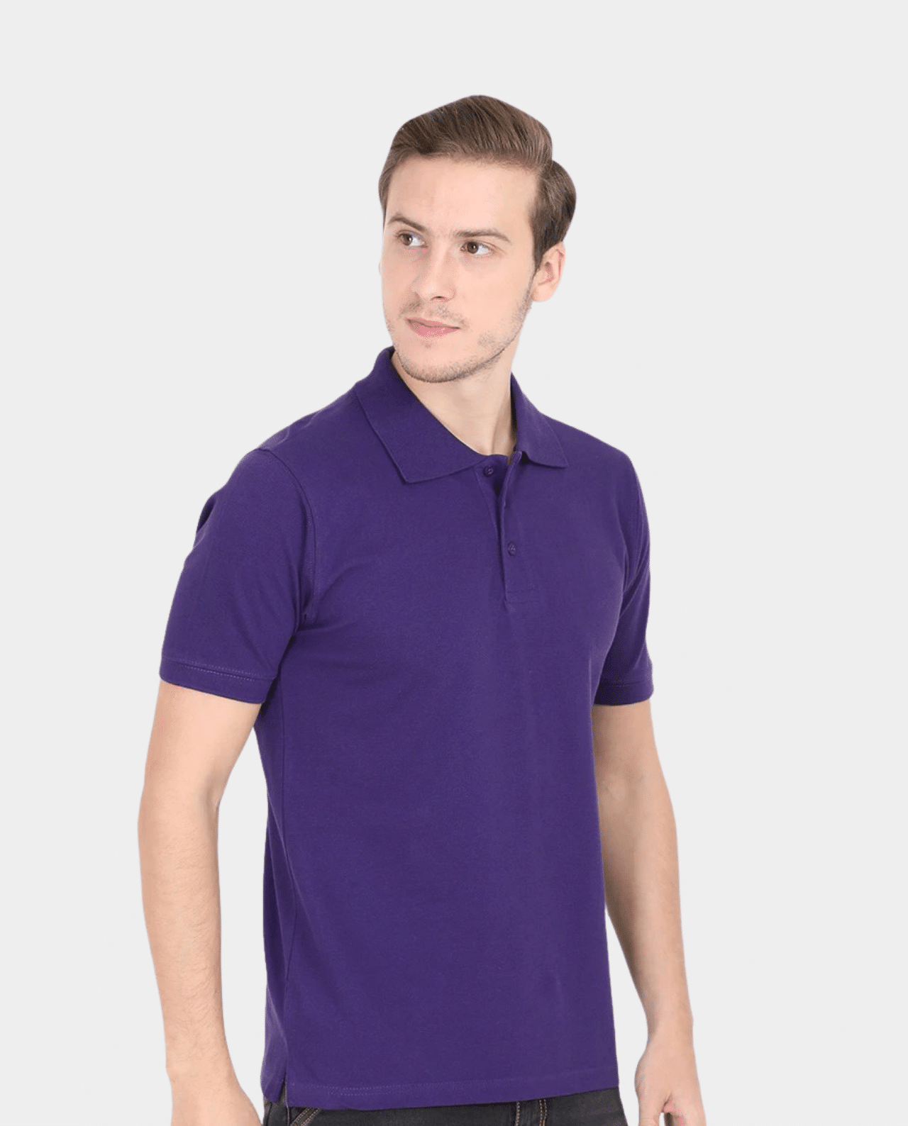 Merchandastic Basics Purple – Men’s Polo Tshirt - Merchandastic!