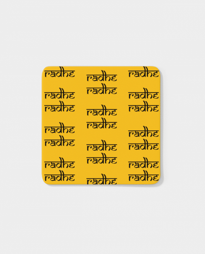 Radhe Radhe square coaster