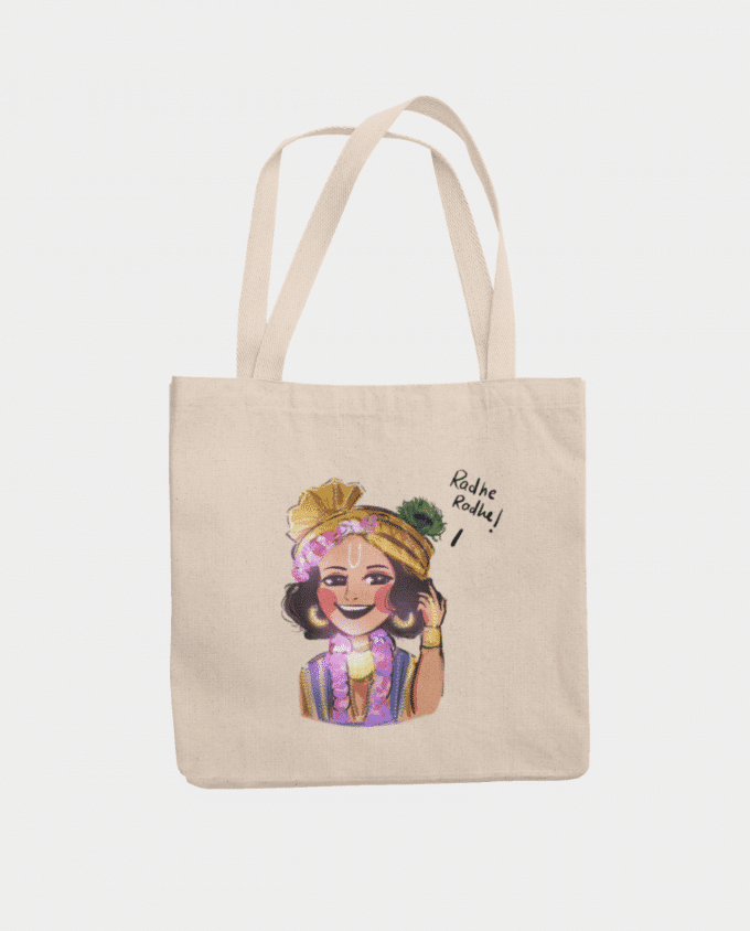 Radhe Radhe Tote Bag